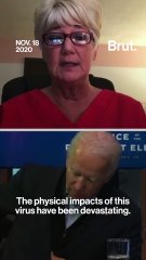 COVID-19 nurse brings Biden to tears