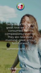 Word of God Lamentations 3:22-23 Scripture Video
