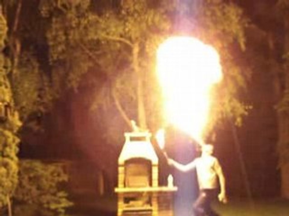 Crachage de feu
