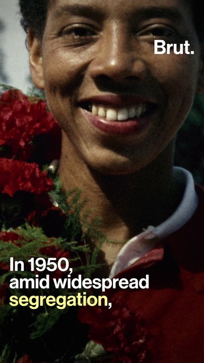 Champion Althea Gibson broke the color barrier in tennis