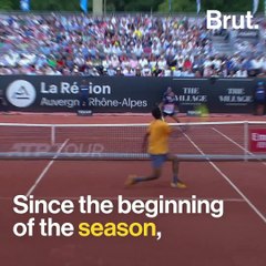 Tennis player Félix Auger-Aliassime donates money for every point he scores