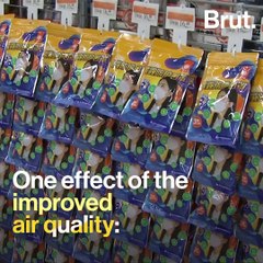Air quality is improving in Beijing