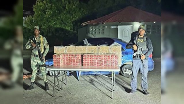 Decomisan cargamento de cigarrillos de contrabando