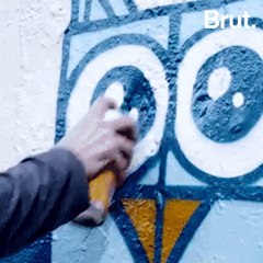 Swastikas transformed into art