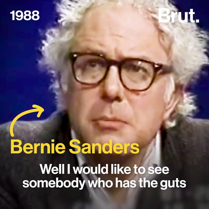 30+ Years Ago Bernie Sanders Addressed Presidency