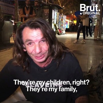 Interview Fabrice, a homeless man who finds comfort in his dogs