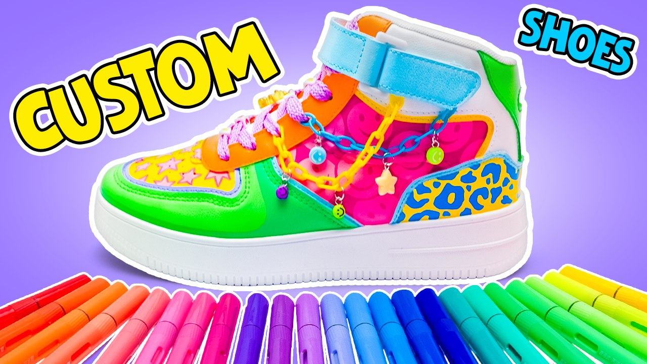 DE BANALES À GÉNIALES ! 🤯👟 Transformation ÉPIQUE de baskets !