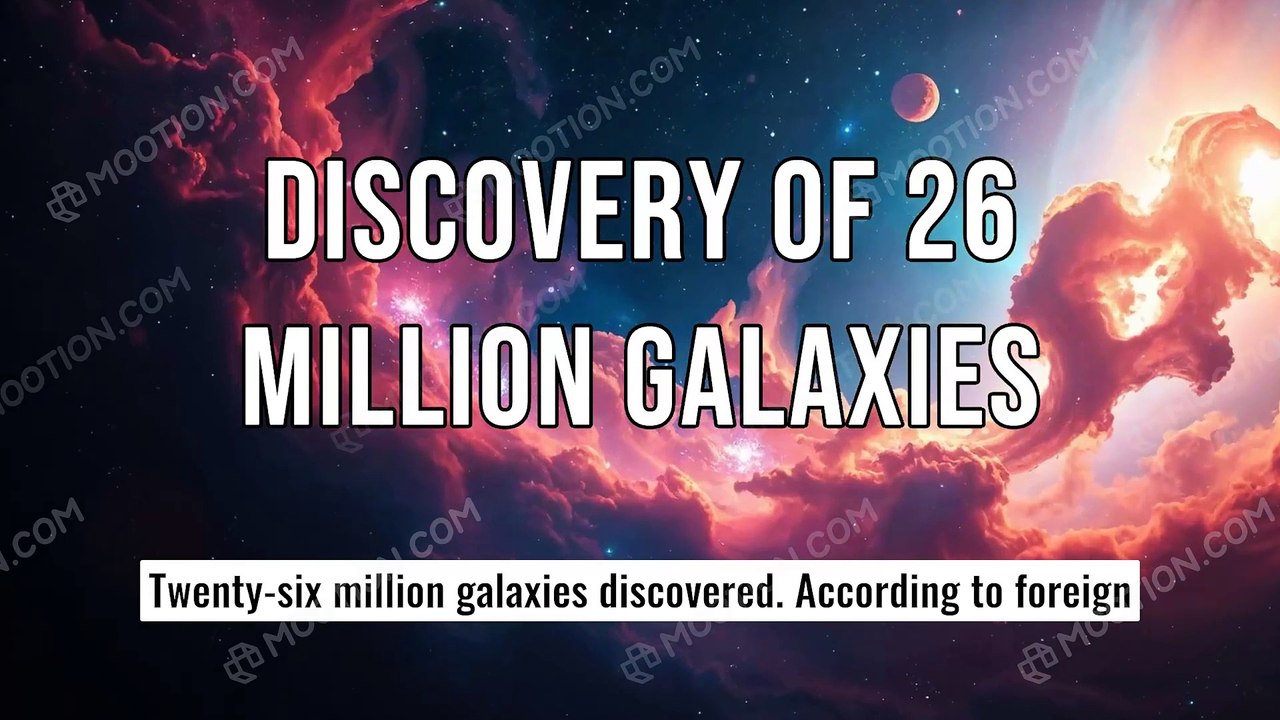 Discovery of 26 Million Galaxies