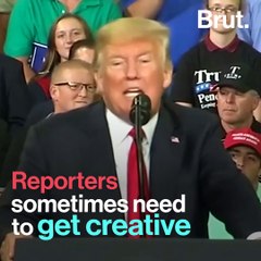 Reporters Bleep Themselves When Quoting Trump