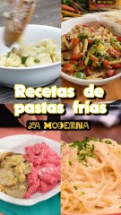 Menú semanal: recetas de pastas frías