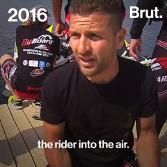 Franky Zapata Flies Over Bastille Day Crowds