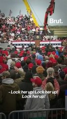 'Lock them up' chant a fixture at Trump rallies