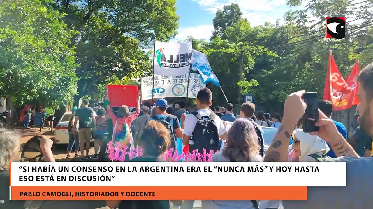 “Si había un consenso en la Argentina era el “Nunca más” y hoy hasta eso está en discusión”