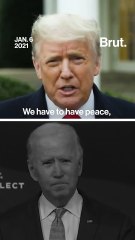 Biden vs. Trump on the Capitol siege