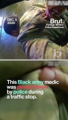 Army lieutenant held at gunpoint by police at traffic stop