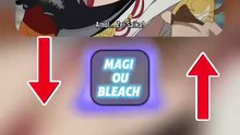 Magi ou bleach le choix est compliqué, mais tu dois choisir