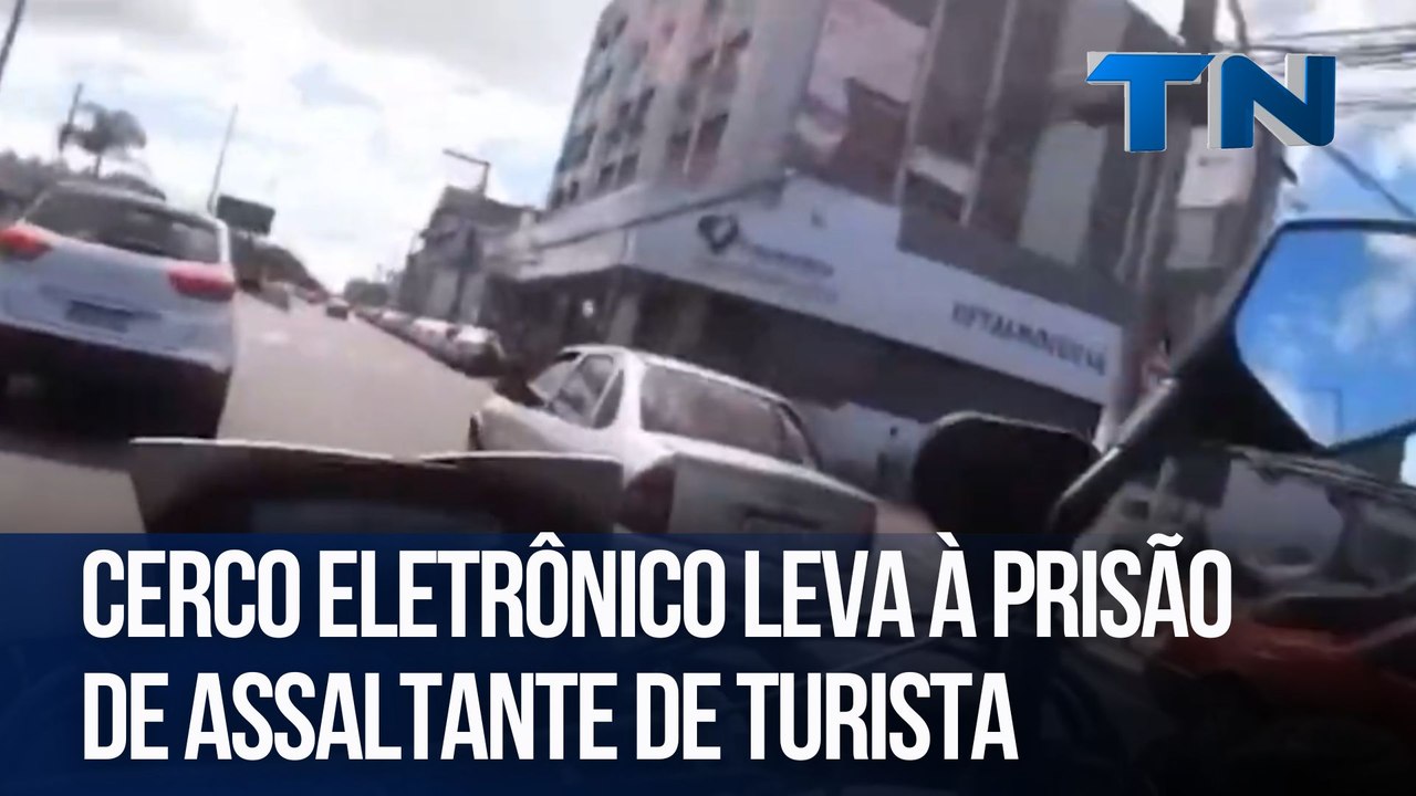 Cerco eletrônico leva à prisão de assaltante de turista