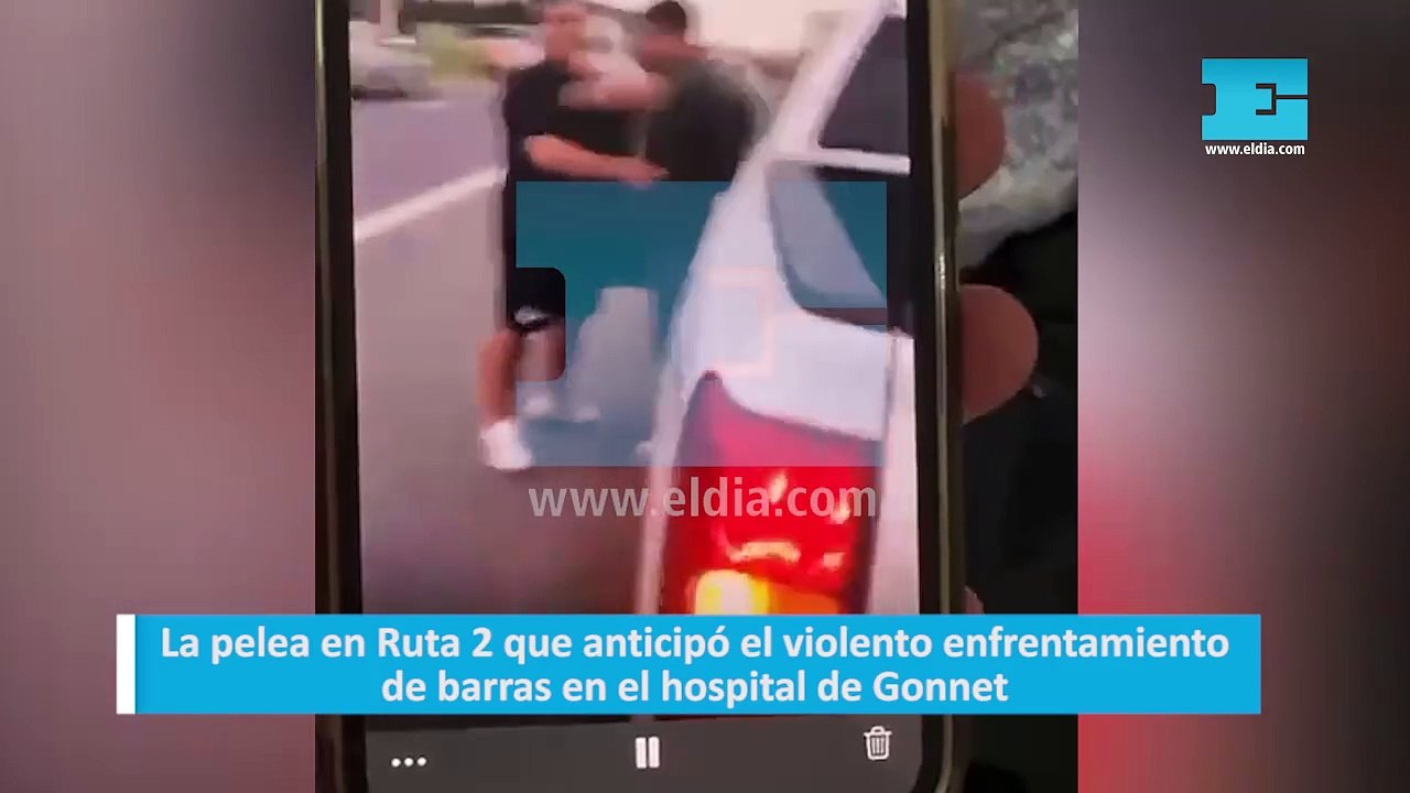 La pelea en Ruta 2 que anticipó el violento enfrentamiento de barras en el hospital de Gonnet