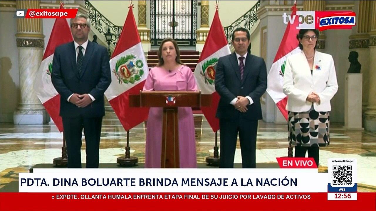 Dina Boluarte recuerda fallido golpe de Estado de Castillo: "Perú se asomó al precipicio"