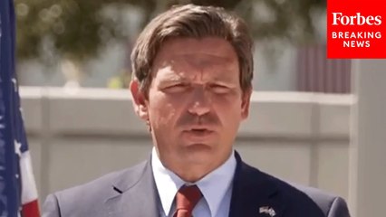 Gov. Ron DeSantis Delivers Remarks To Open The New Florida Holocaust Memorial
