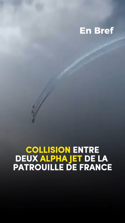 Collision entre deux Alpha Jet de la patrouille de France