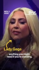 Lady Gaga's message to voters at Biden's final rally