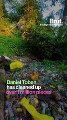 Daniel Toben has picked up over a million pieces of trash