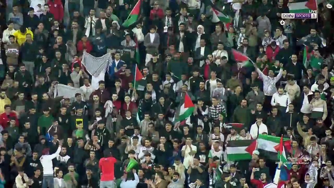 تصفيات آسيا المؤهلة لكأس العالم 2026  فلسطين   العراق     الاياب   الشوط الاول 2025-03-25