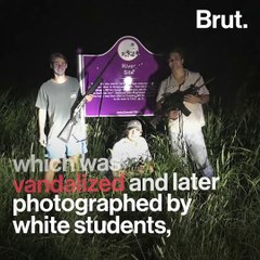 Students Carry Bullet-Riddled Sign Honoring Emmett Till