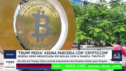 Trump Media assina acordo que gera criptomoedas; Felipe Machado explica cenário