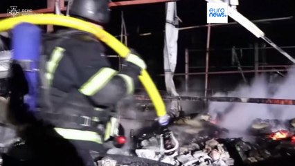 La Russie frappe l'Ukraine avec près de 140 drones au cours de la nuit, faisant de nombreux blessés