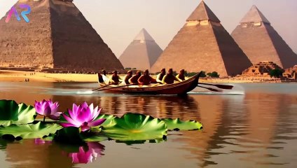"Hailuo AI" (Minimax) | Royal Elegance on the Nile: A Seductive AI Moment of Luxury