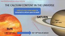 The calcium content in the Universe #universe #calcium