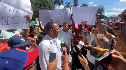 Recicladores informales en el vertedero de Rafey protestan tras ser desalojados