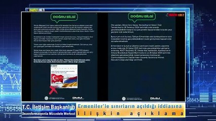 Ermeniler’le sınırların açıldığı iddiasına ilişkin açıklama