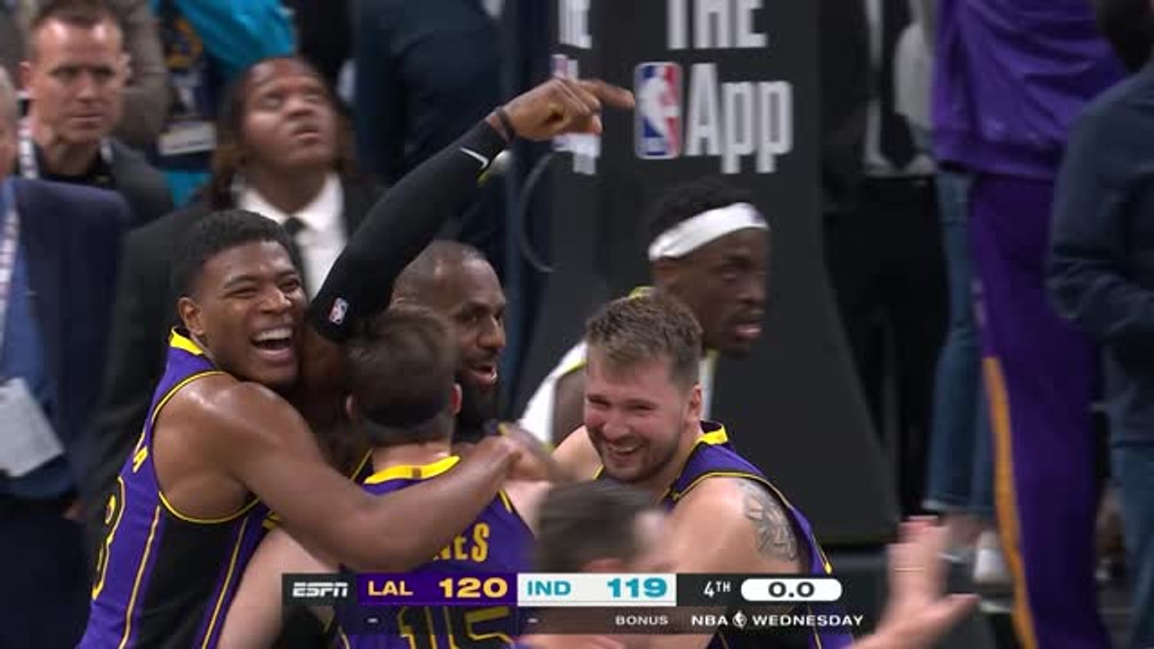 LeBron's game-winning buzzer beater earns dramatic Lakers win