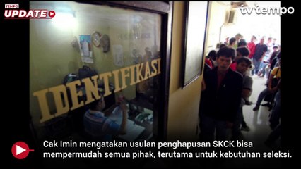 Dianggap Permudah Semua Pihak, Muhaimin Akan Diskusikan Usulan Penghapusan SKCK