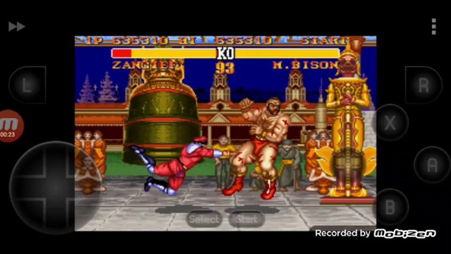 Street Fighter II Turbo: Hyper Fighting Zangief vs Mr Bison Zangief é derrotado por Mr Bison