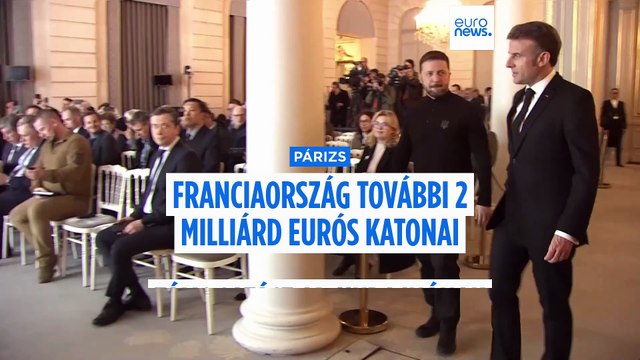 Kétmilliárd euró további katonai támogatást biztosít Ukrajnának Franciaország