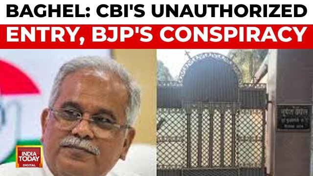 Bhupesh Baghel alleges conspiracy by BJP behind CBI raids