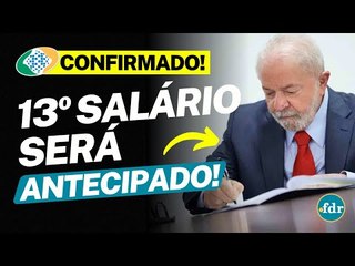13º SALÁRIO DO INSS VAI SER ANTECIPADO: PAGAMENTOS DA 1º E 2º PARCELA SERÃO FEITOS NESSE CALENDÁRIO