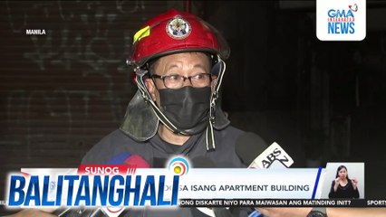4, sugatan sa sunog sa isang apartment building | Balitanghali