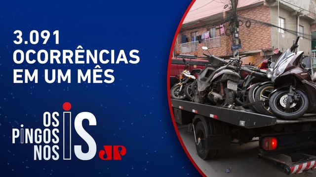 São Paulo registra 4 motos roubadas ou furtadas por hora em janeiro