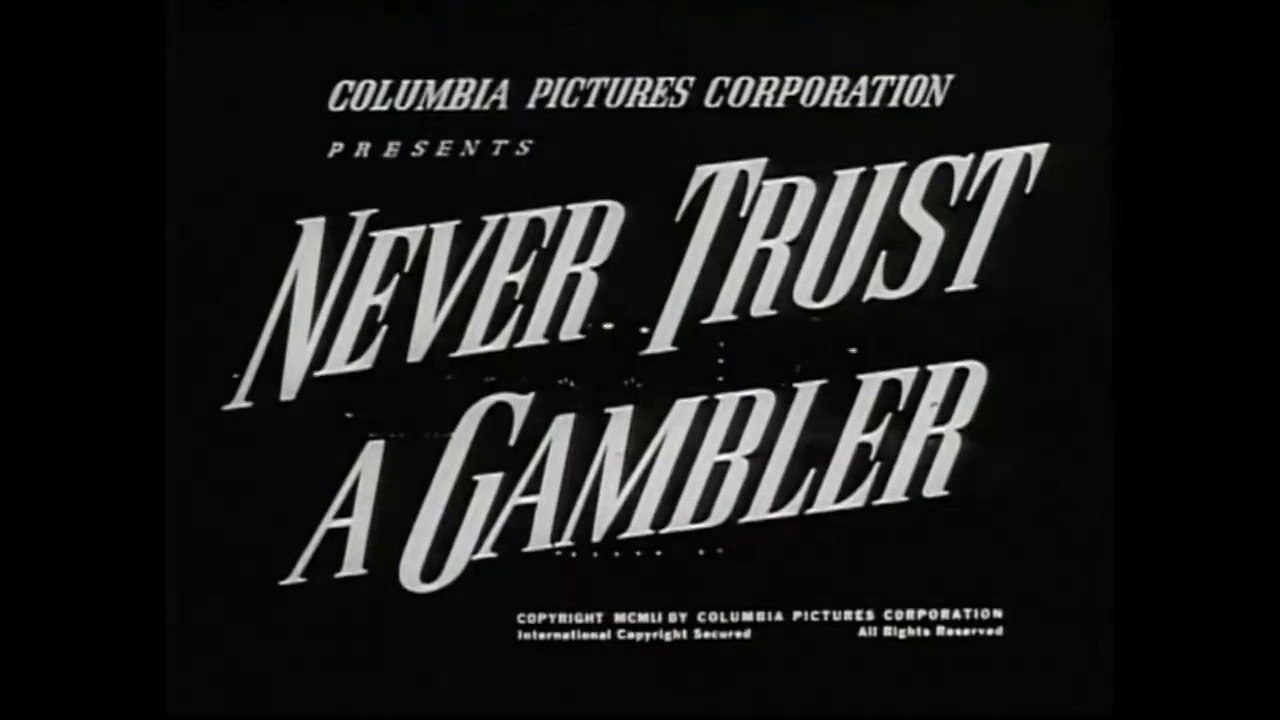 Never Trust a Gambler (1951) Full movie | Film Noir | Gambler on the run from the law hides in his ex-wife’s house