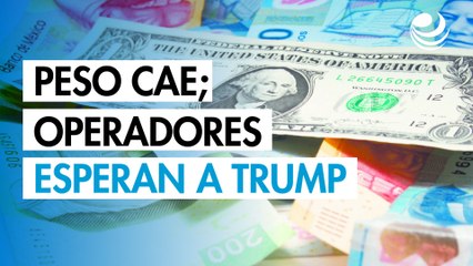 Peso mexicano cae levemente ante el dólar; operadores esperan claridad de Trump