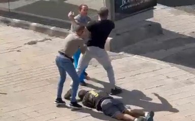 Saca un machete en plena pelea en Zárate ante su hijo: “Papá, para ya”