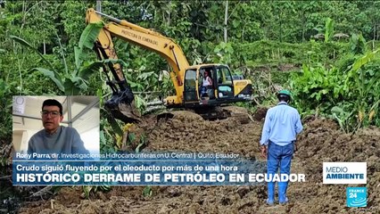 Tragedia ambiental en Ecuador: más de 25.000 barriles de petróleo llegan a ríos, manglares y playas
