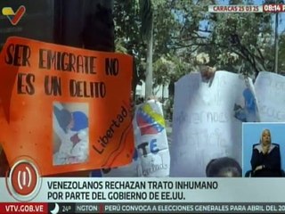 Caraqueños denuncian la violación de los DD.HH. a migrantes secuestrados en El Salvador