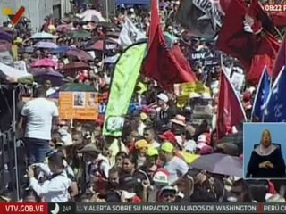 Pueblo venezolano se moviliza en rechazo al secuestro de migrantes en El Salvador