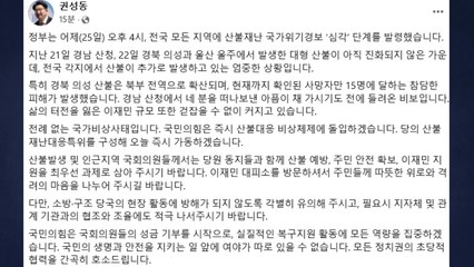 여당 "산불재난대응특위 즉시 가동...비상체제 돌입" / YTN
